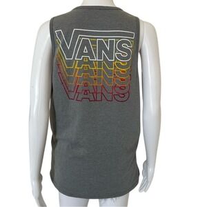 Vans Graphic Grey Tank Size Small